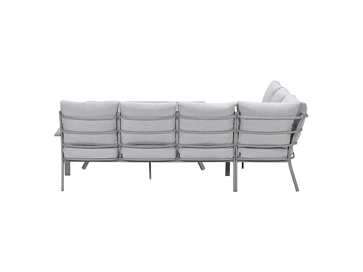 Garden Impressions Senja lounge dining set 3-delig links - valley sand