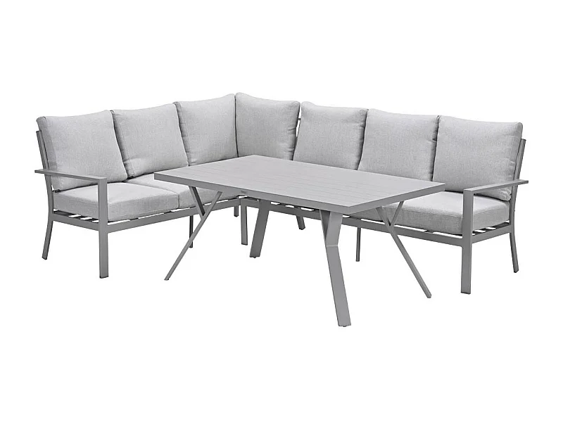 Garden Impressions Senja lounge dining set 3-delig links - valley sand