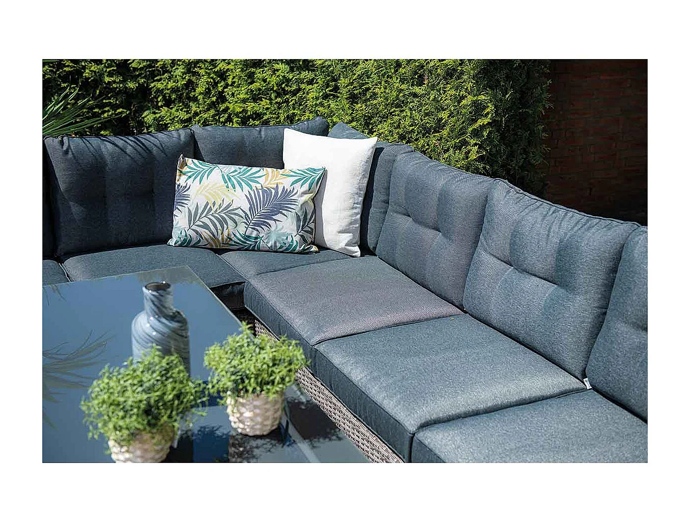 Garden Impressions Jaru lounge dining set 6-delig rechts - luxe kussens