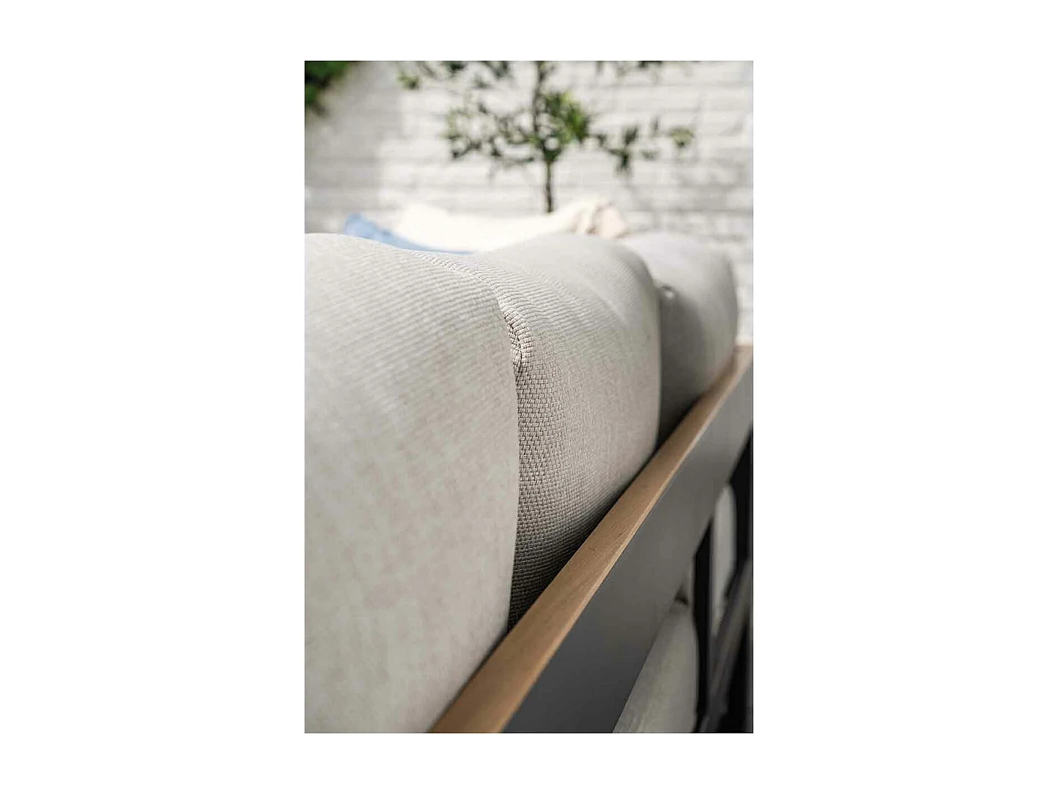 Garden Impressions Malakka loungeset 3 - delig carbon black/valley sand/light teaklook