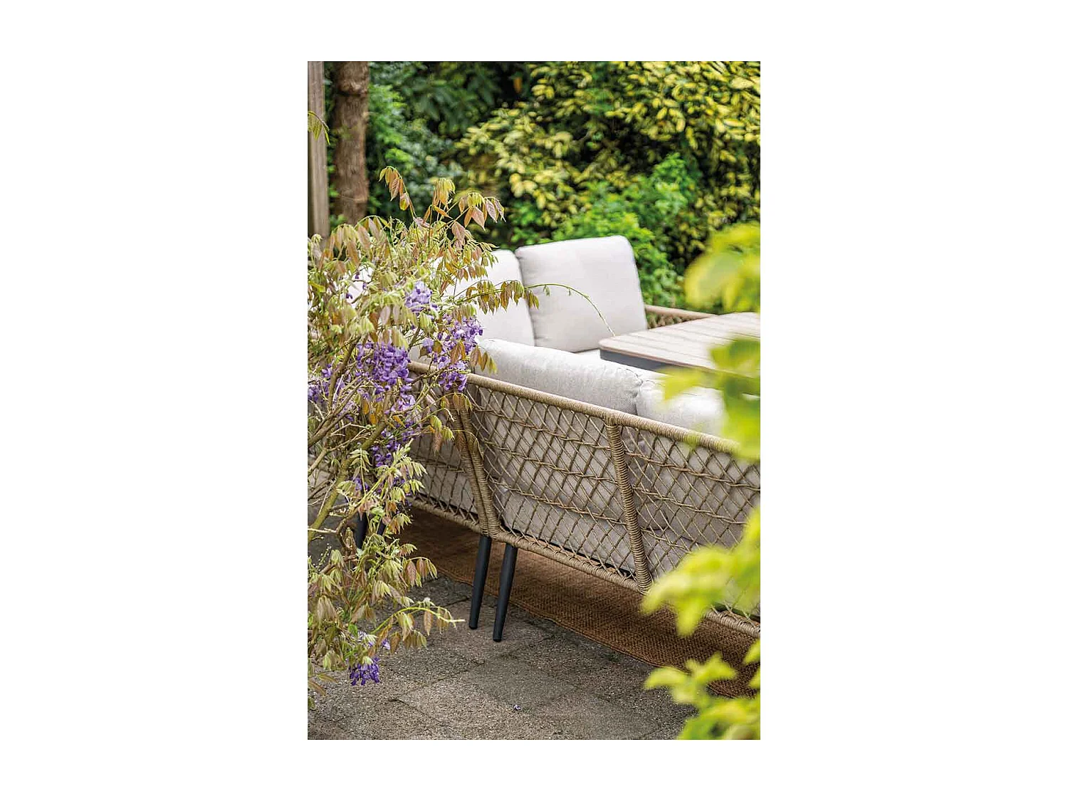 Garden Impressions Kalibo lounge dining set 6-delig - desert sand