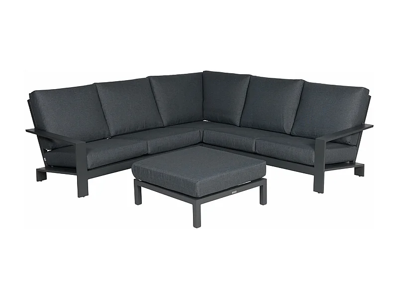 Garden Impressions Coba loungeset 4-delig - donker grijs