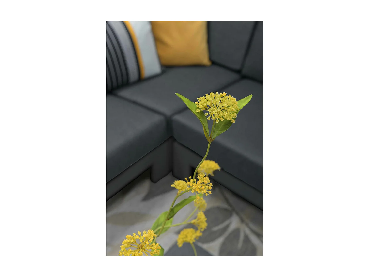 Garden Impressions Coba Ensemble de salon 4-pièces - gris foncé