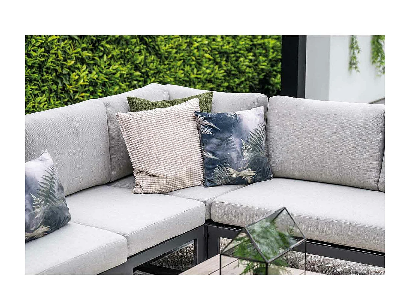 Garden Impressions Diego loungeset 4-delig - donker grijs