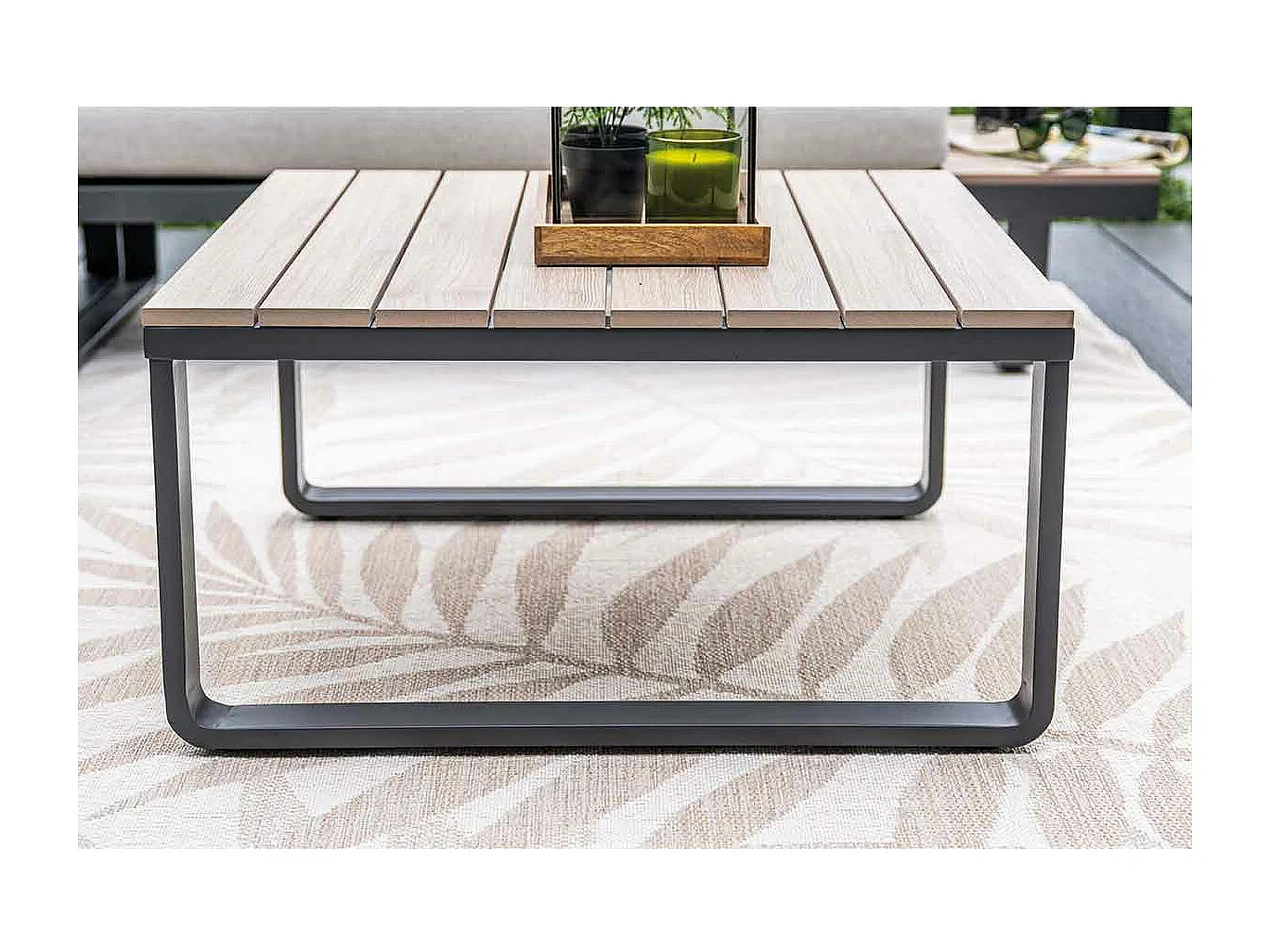 Garden Impressions Diego loungeset 4-delig - donker grijs