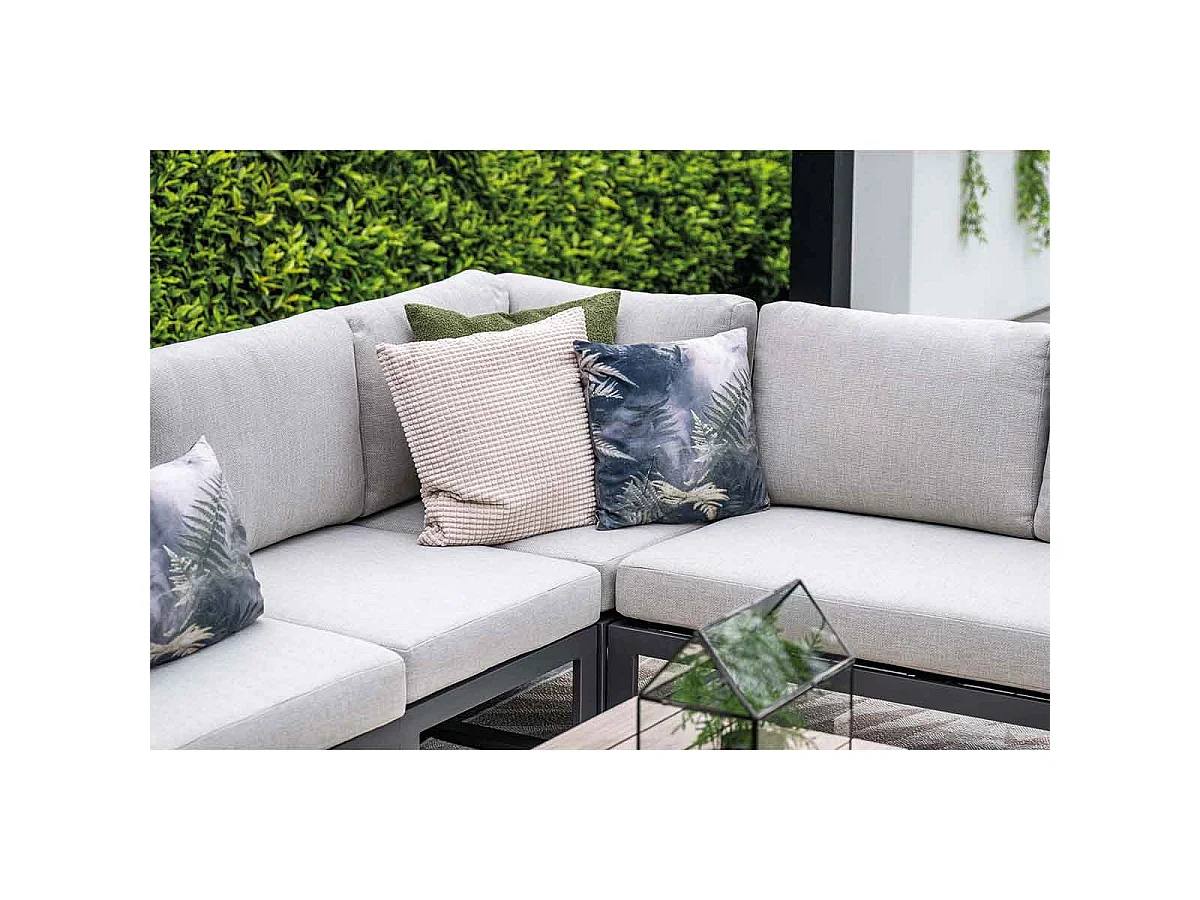 Garden Impressions Diego loungeset 4-delig - donker grijs