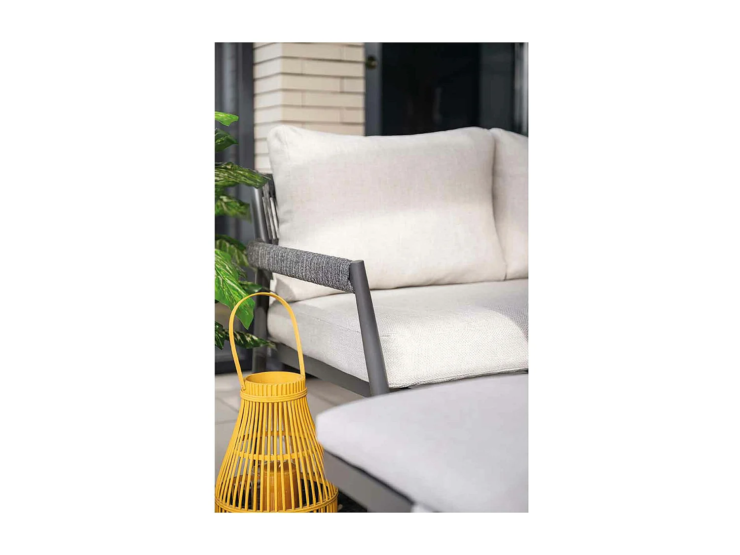 Garden Impressions Tineo lounge dining set 6-delig incl stoel - donker grijs