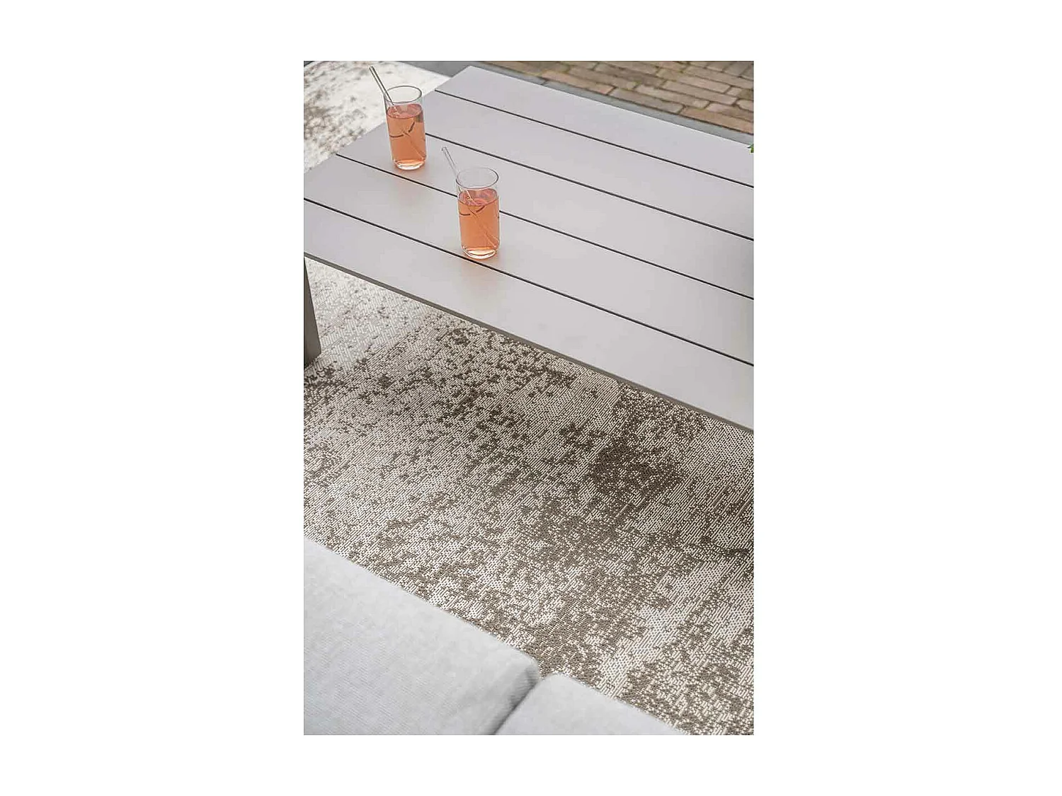 Garden Impressions Malakka loungeset 4 - delig taupe/valley sand