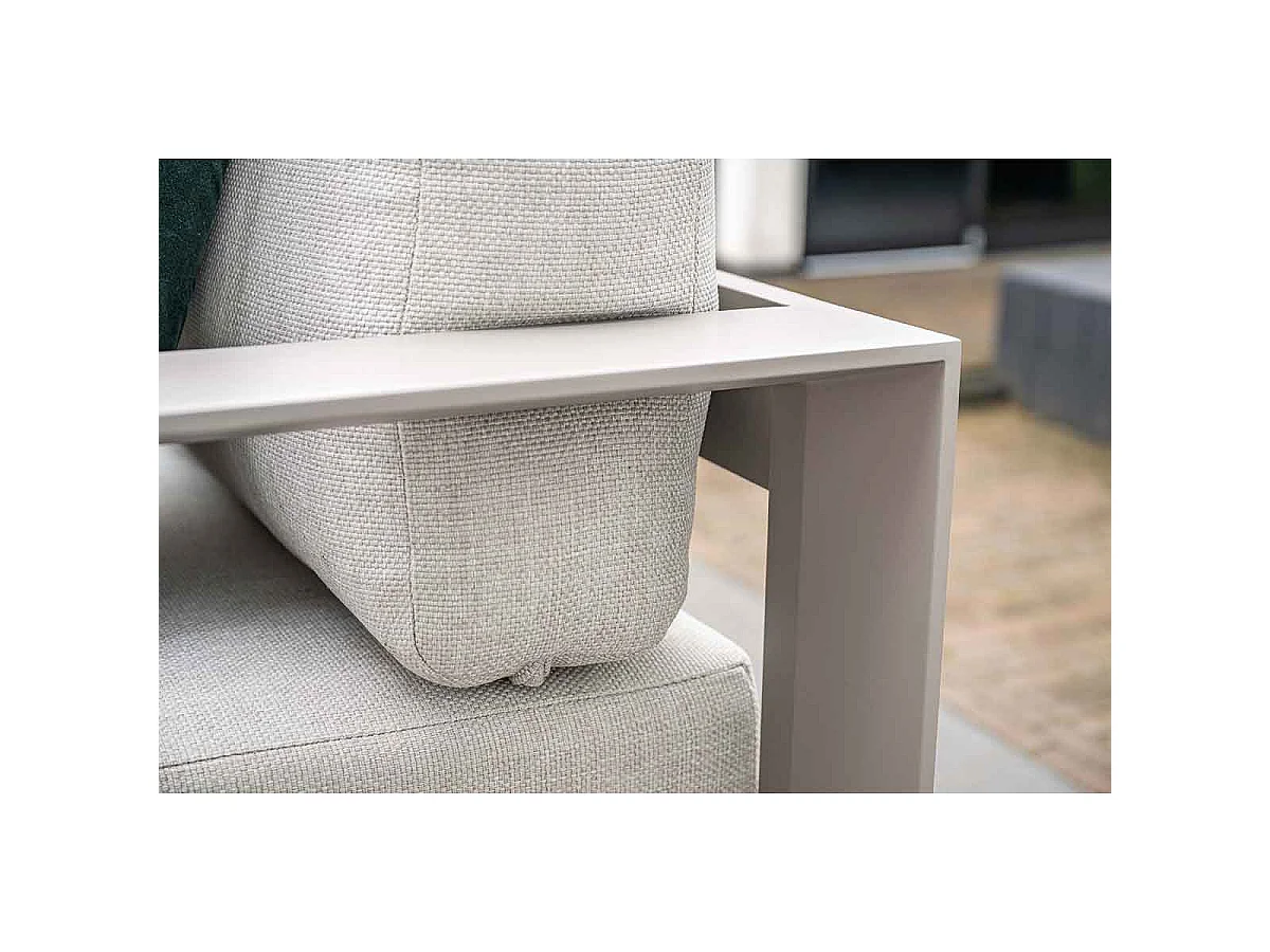 Garden Impressions Malakka loungeset 4 - delig taupe/valley sand