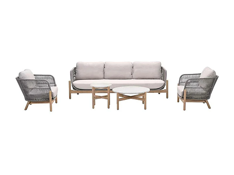 Garden Impressions Aberdeen lounge set 5-delig - grey sand