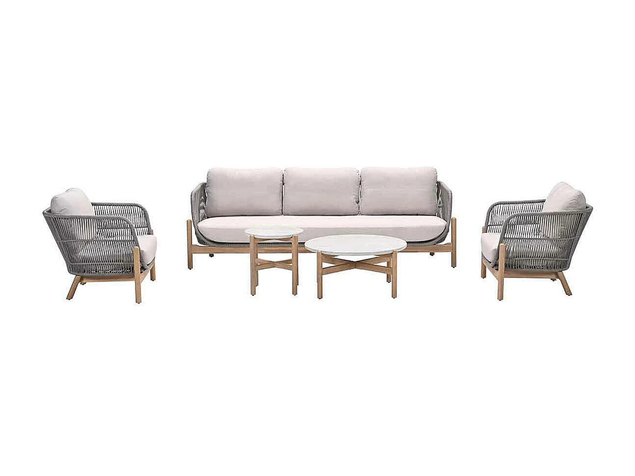 Garden Impressions Aberdeen lounge set 5-delig - grey sand