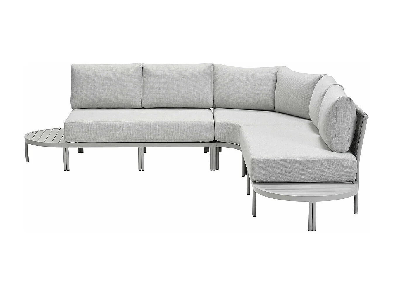 Ensemble de salon Garden Impressions Queenstown taupe 3 pièces