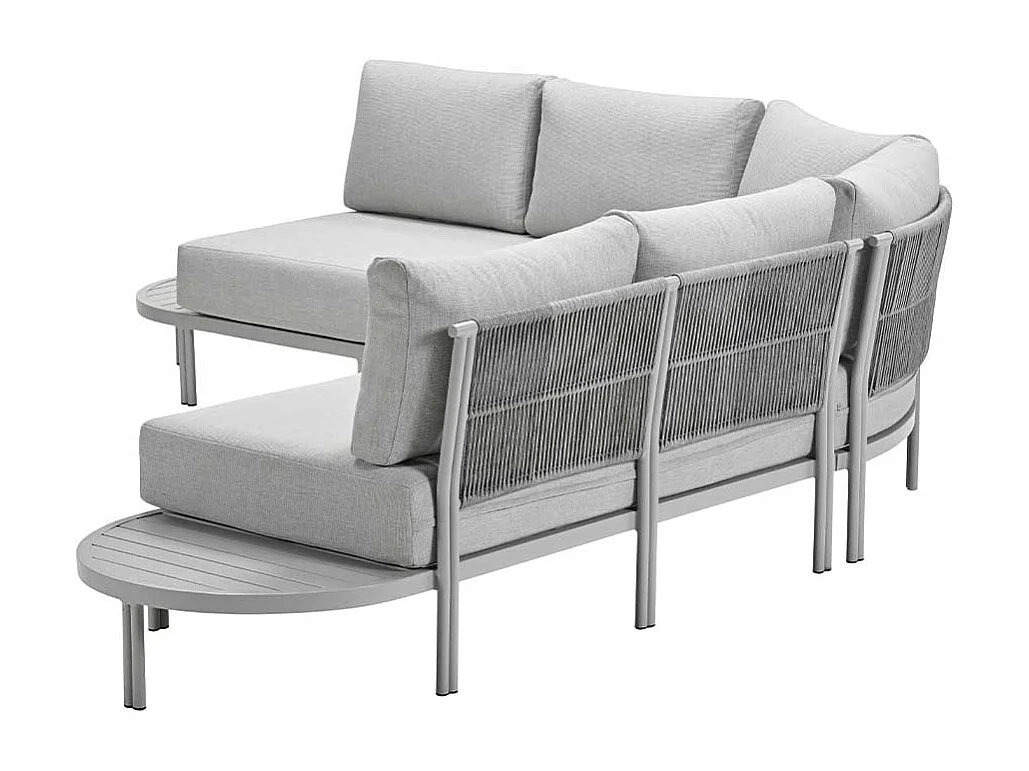 Ensemble de salon Garden Impressions Queenstown taupe 3 pièces