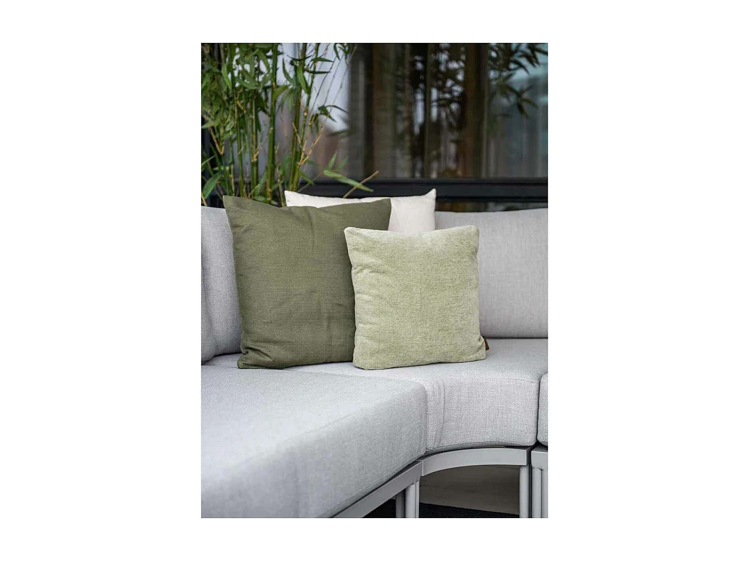 Ensemble de salon Garden Impressions Queenstown taupe 3 pièces