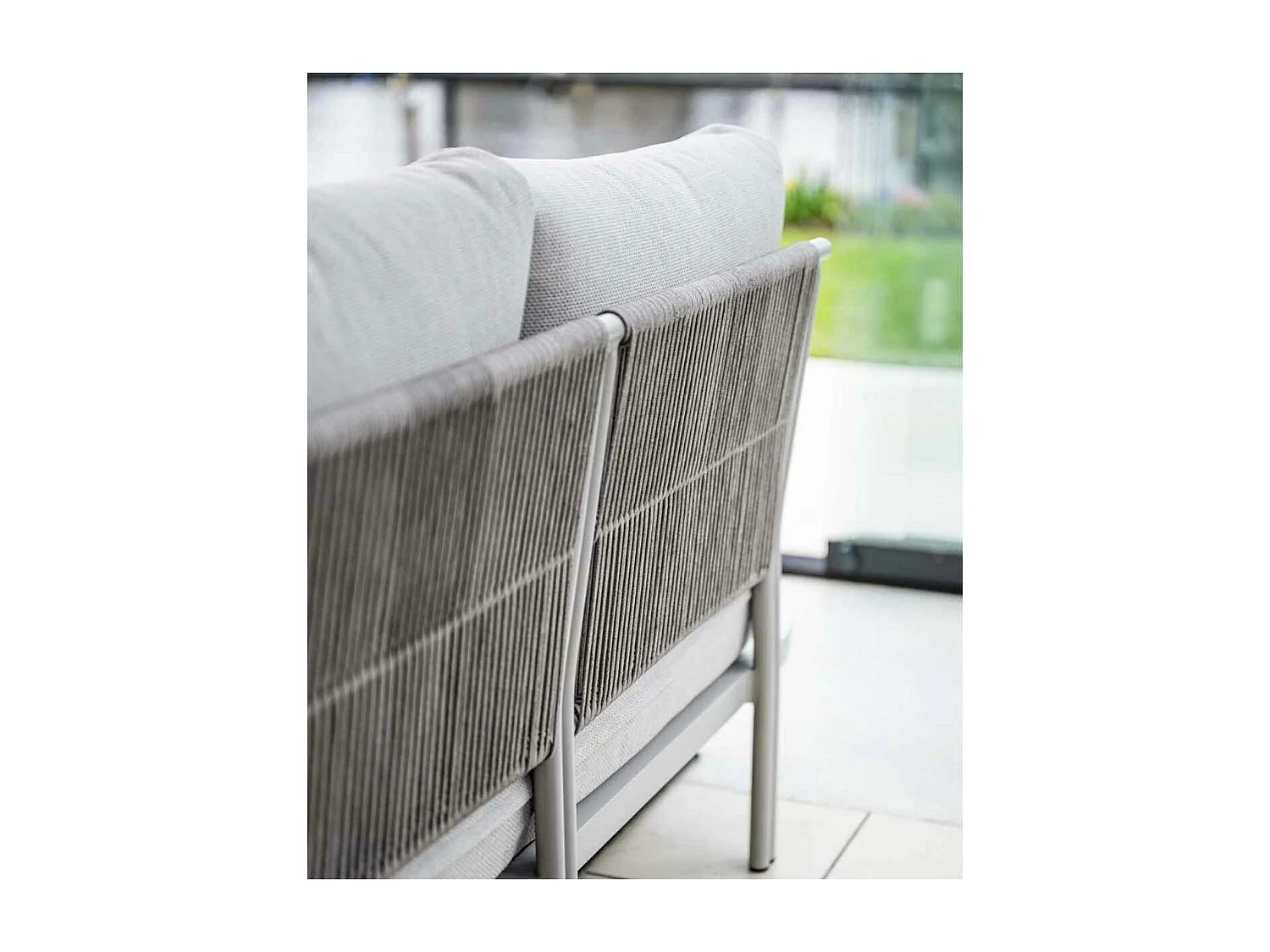 Ensemble de salon Garden Impressions Queenstown taupe 3 pièces