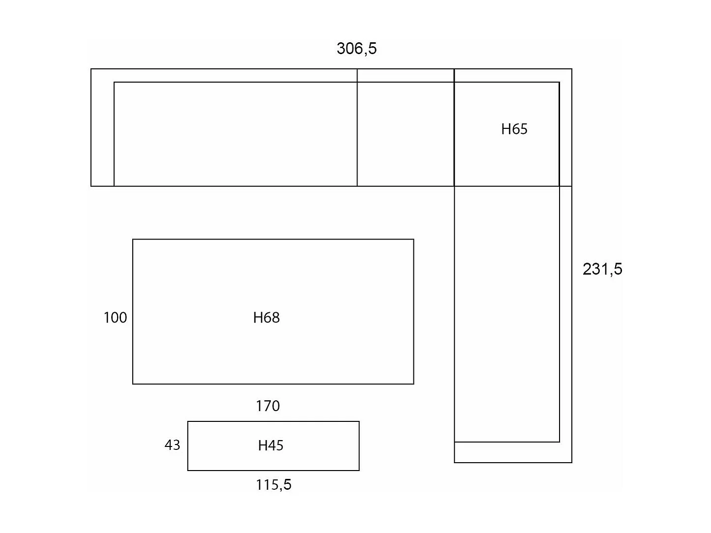 Garden Impressions Malakka lounge dining set 6-delig - valley sand - light teak look
