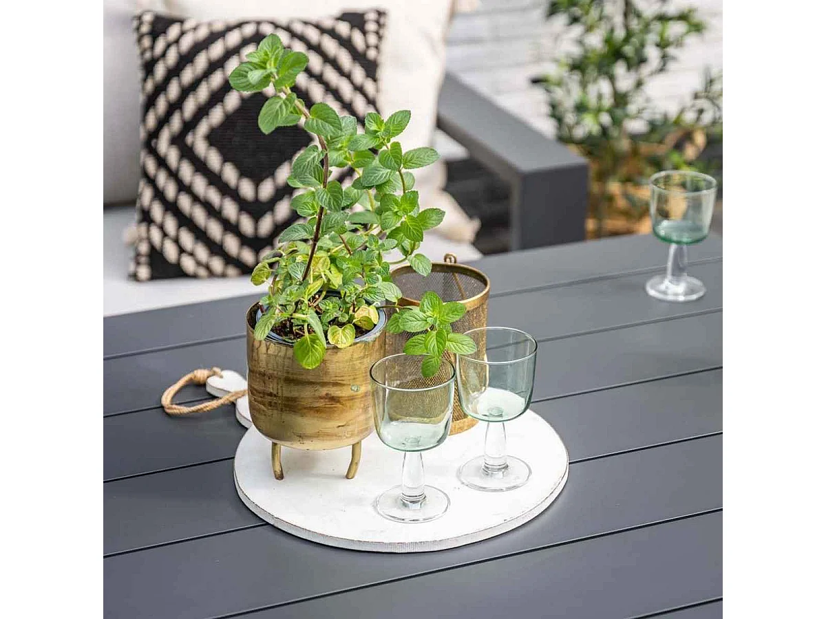 Garden Impressions Malakka lounge dining set 6-delig - valley sand - light teak look