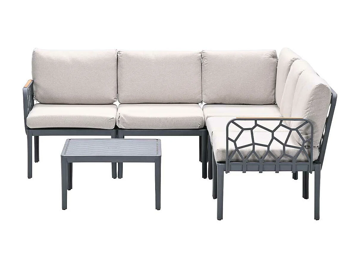 Ensemble de salon Garden Impressions Hareno 6 pièces anthracite