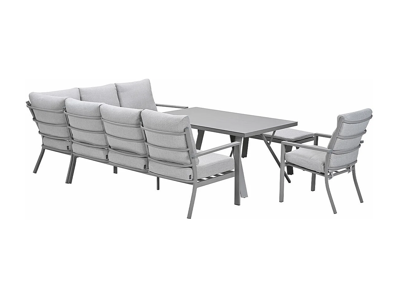 Ensemble de salon Garden Impressions Senja Valley Sand - 5 pièces - à droite avec chaise