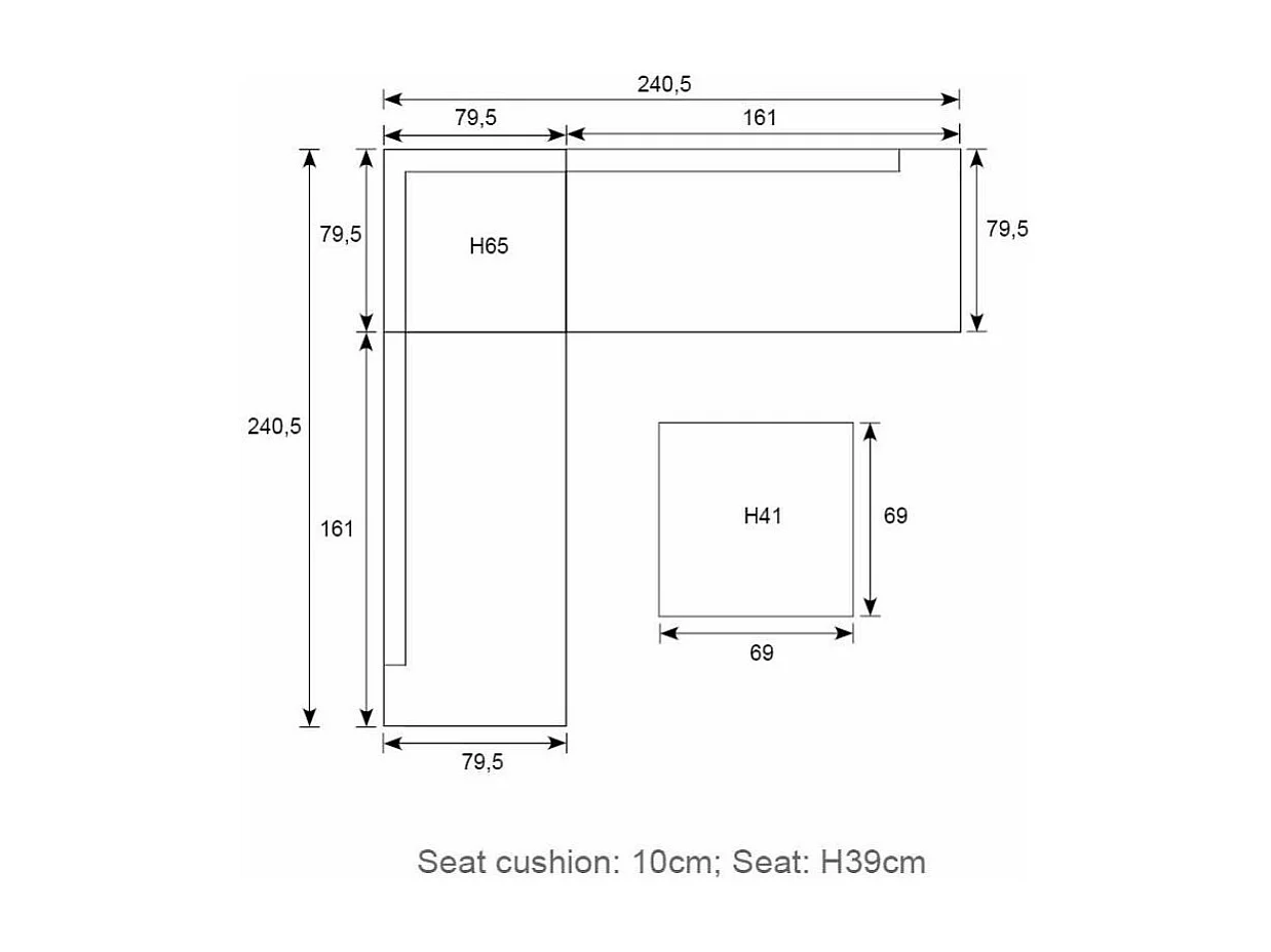 Ensemble de salon Garden Impressions Sable de la vallée de Pampelune 4 pièces