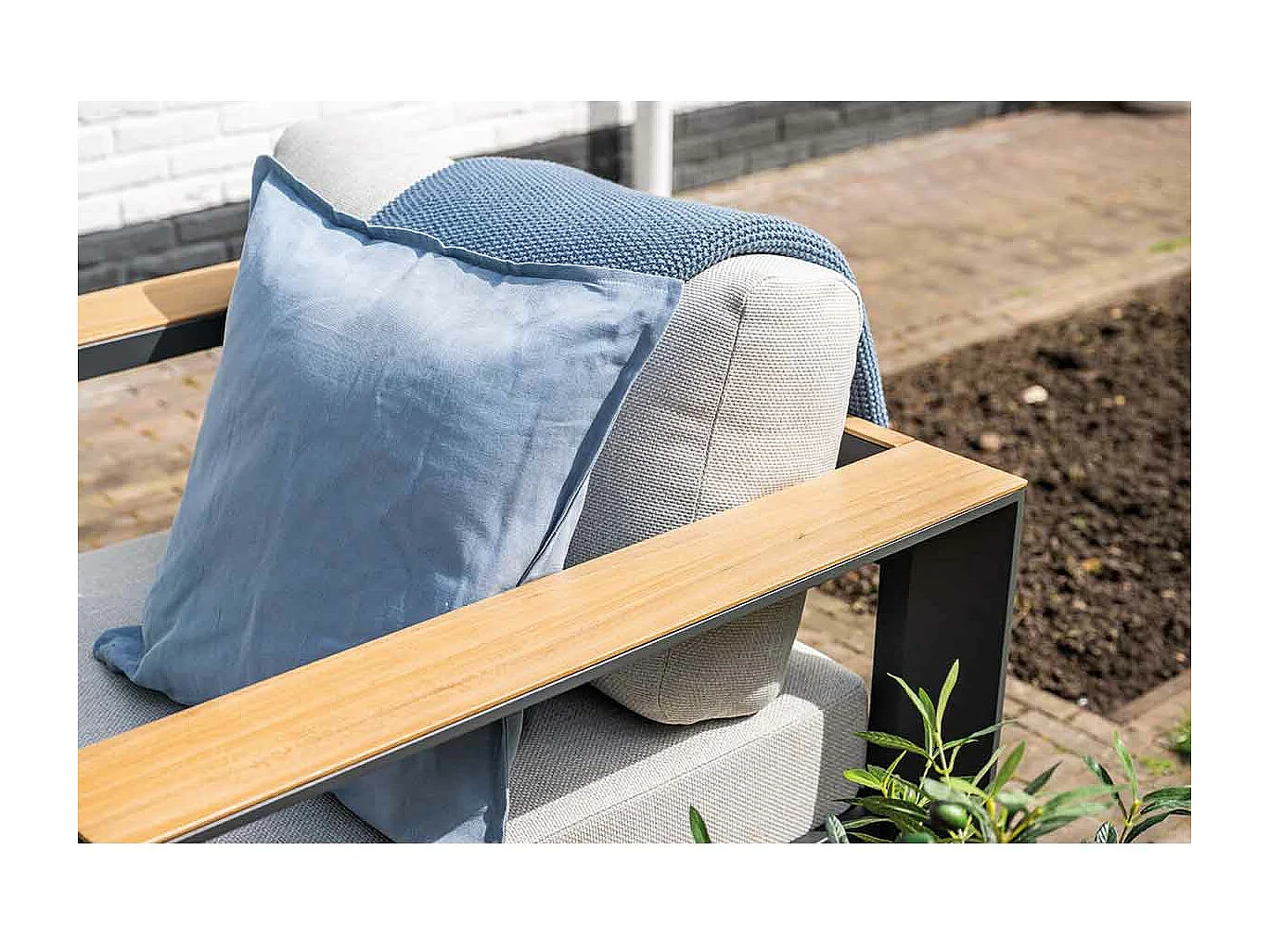 Garden Impressions Malakka loungeset 4-delig - valley sand