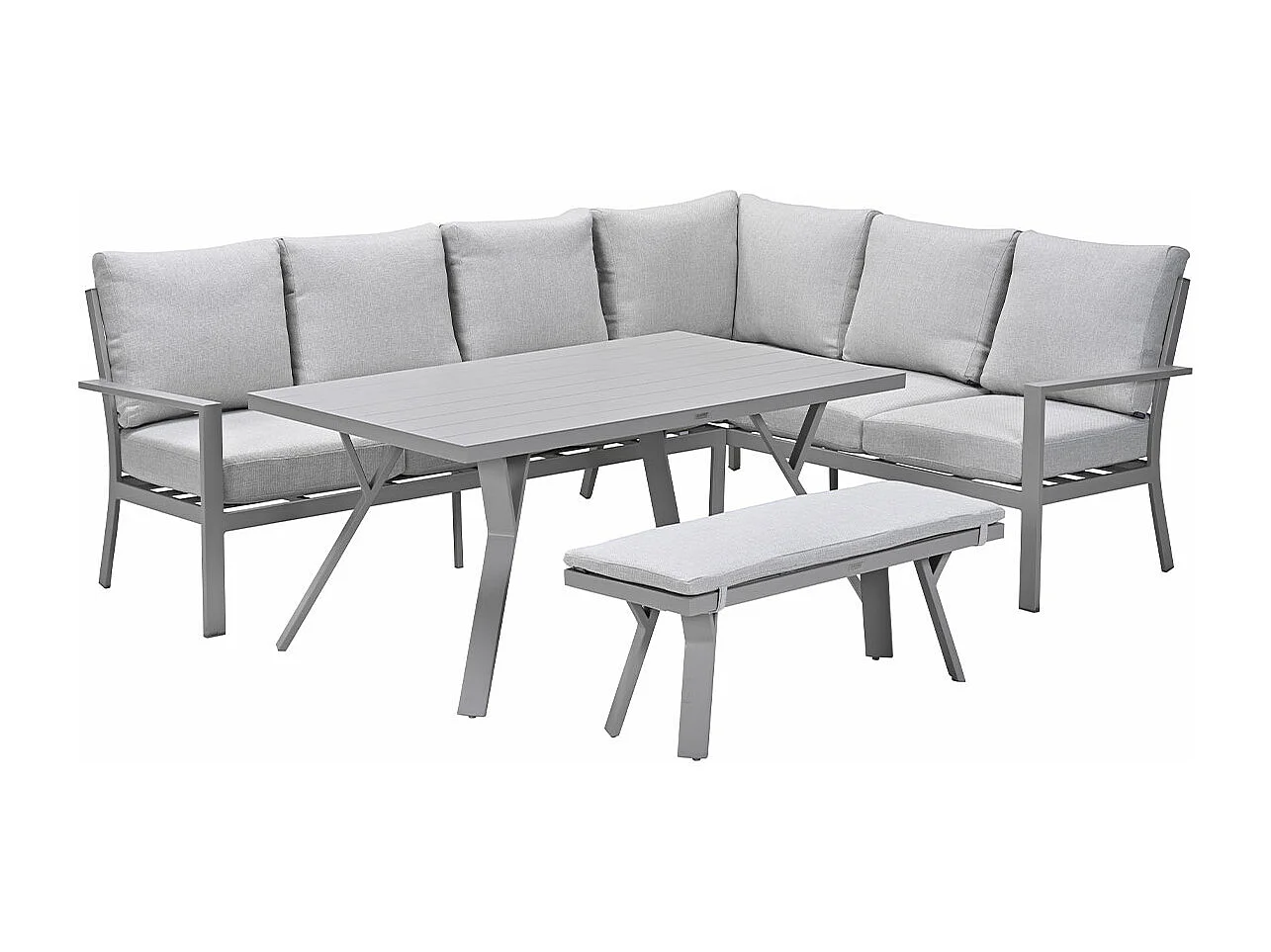 Ensemble de salon et salle à manger Garden Impressions Senja Valley Sand - 4 pièces - droite