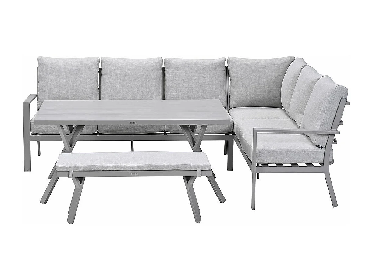 Ensemble de salon et salle à manger Garden Impressions Senja Valley Sand - 4 pièces - droite