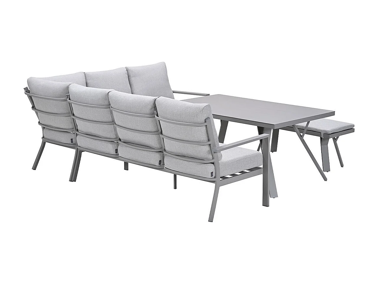 Ensemble de salon et salle à manger Garden Impressions Senja Valley Sand - 4 pièces - droite