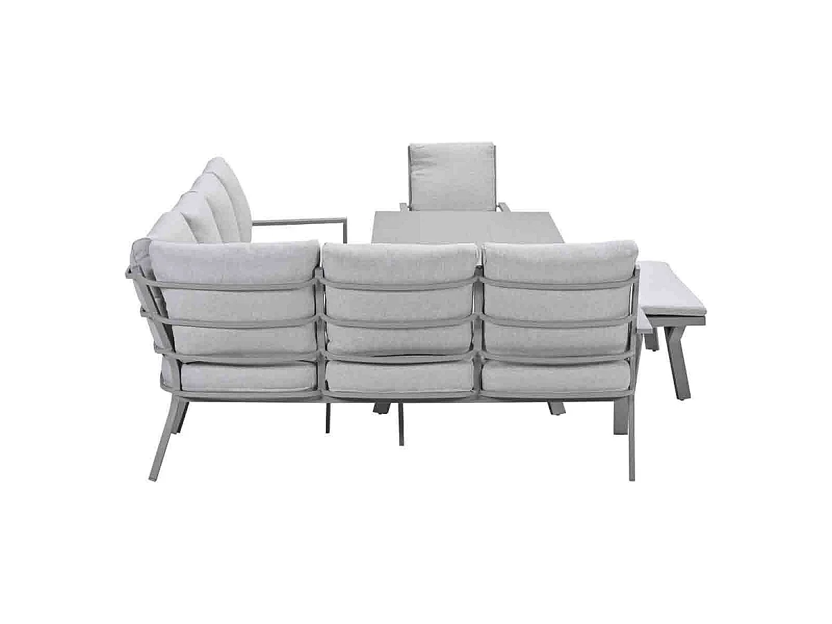 Garden Impressions Senja lounge dining set 5-delig links incl. stoel - valley sand