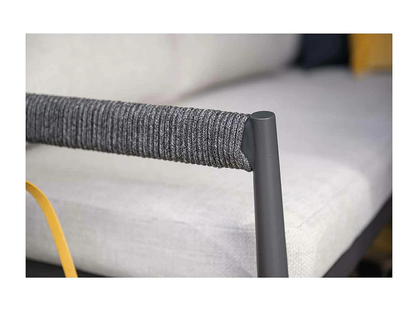 Ensemble salon salle à manger Garden Impressions Tineo gris foncé - 6 pièces