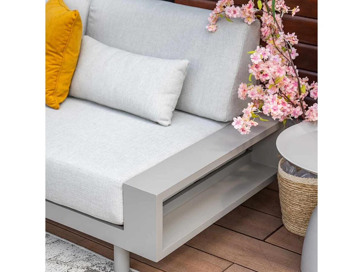 Ensemble de salon Garden Impressions Lizzy taupe 3 pièces