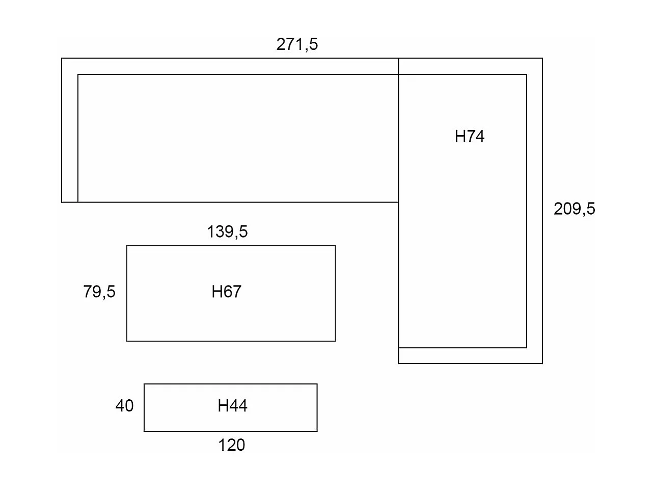 Garden Impressions Markus lounge dining set 4-delig - desert sand