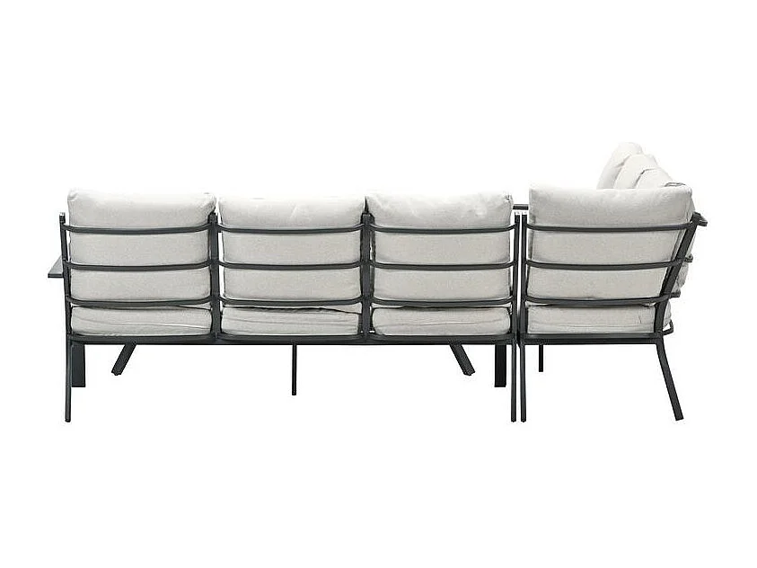 Garden Impressions Senja lounge dining set 3-delig links - desert sand