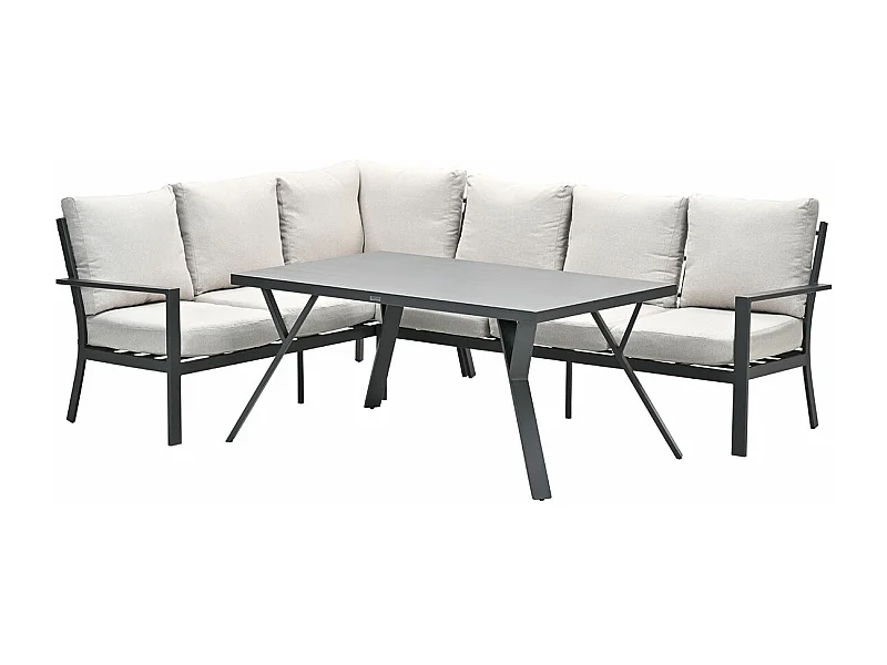 Ensemble de salon à manger Garden Impressions Senja Sable du désert 3 pièces à gauche