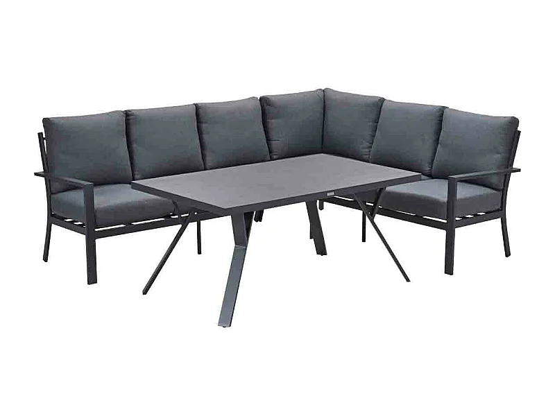 Garden Impressions Senja lounge dining set 3-delig rechts - mystic grey