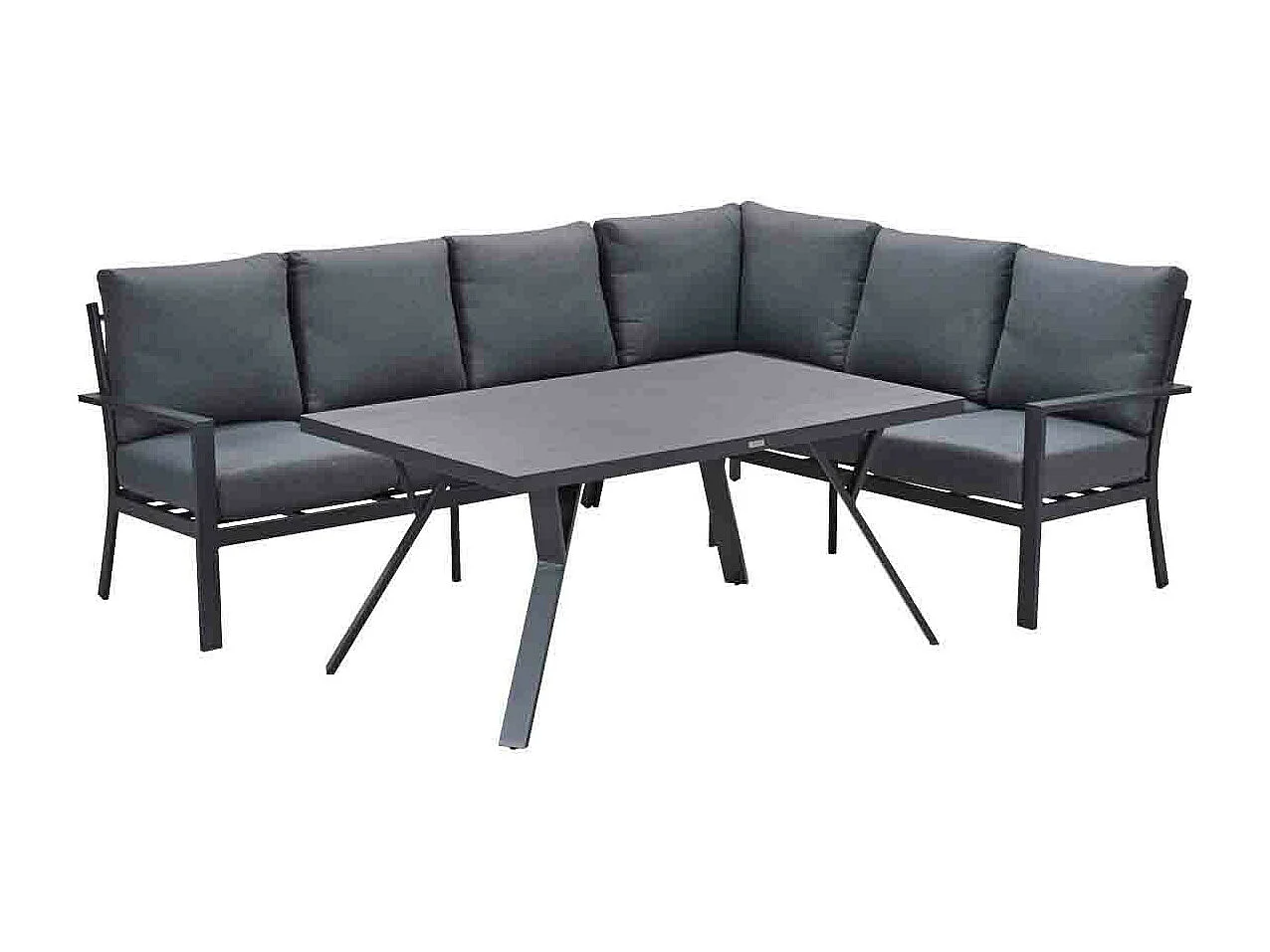 Garden Impressions Senja lounge dining set 3-delig rechts - mystic grey