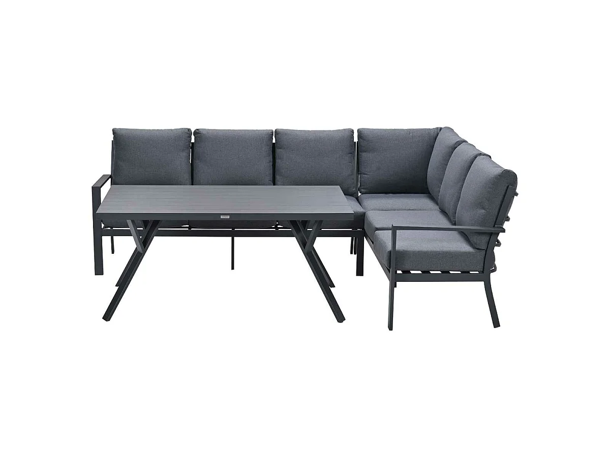 Garden Impressions Senja lounge dining set 3-delig rechts - mystic grey