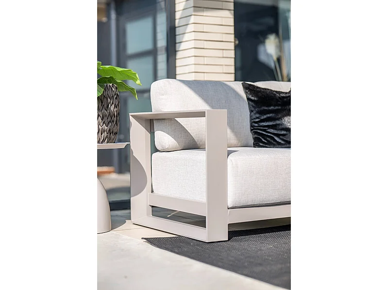 Garden Impressions Malakka loungeset 5-delig valley sand - Lucas bijzettafels