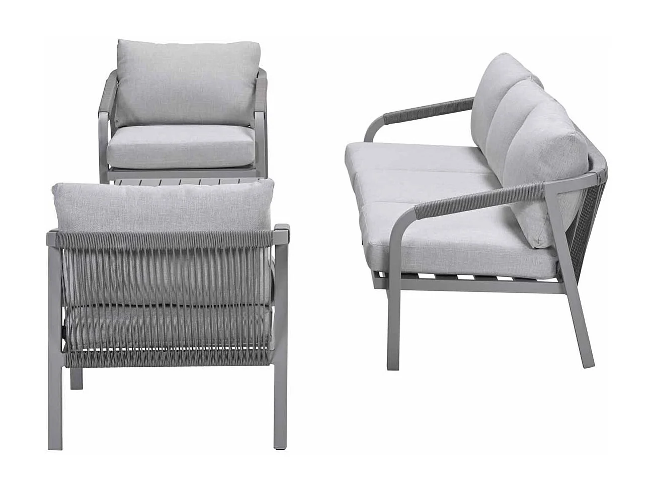 Garden Impressions Tarera loungeset 4-delig - taupe