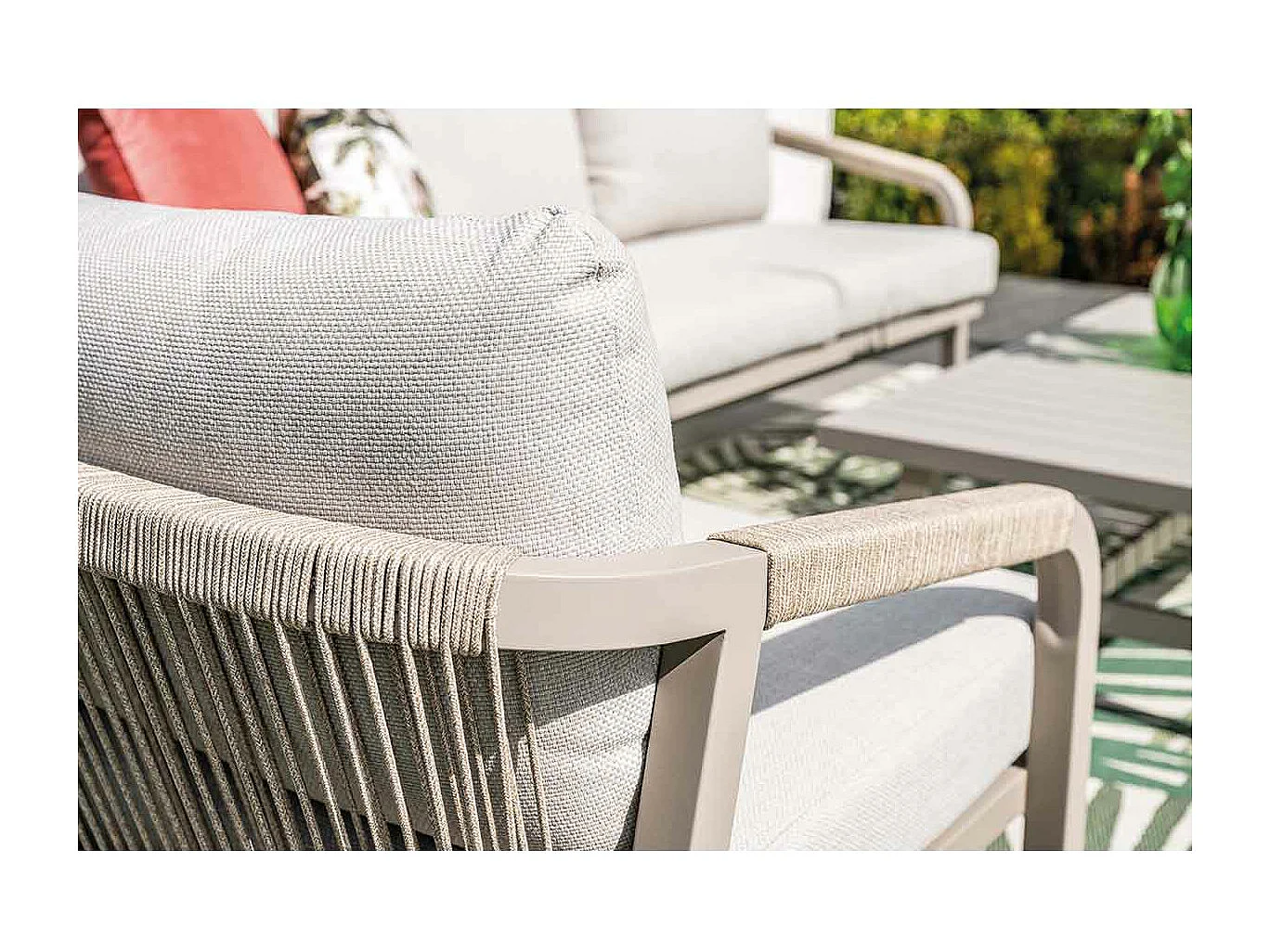 Garden Impressions Tarera loungeset 4-delig - taupe