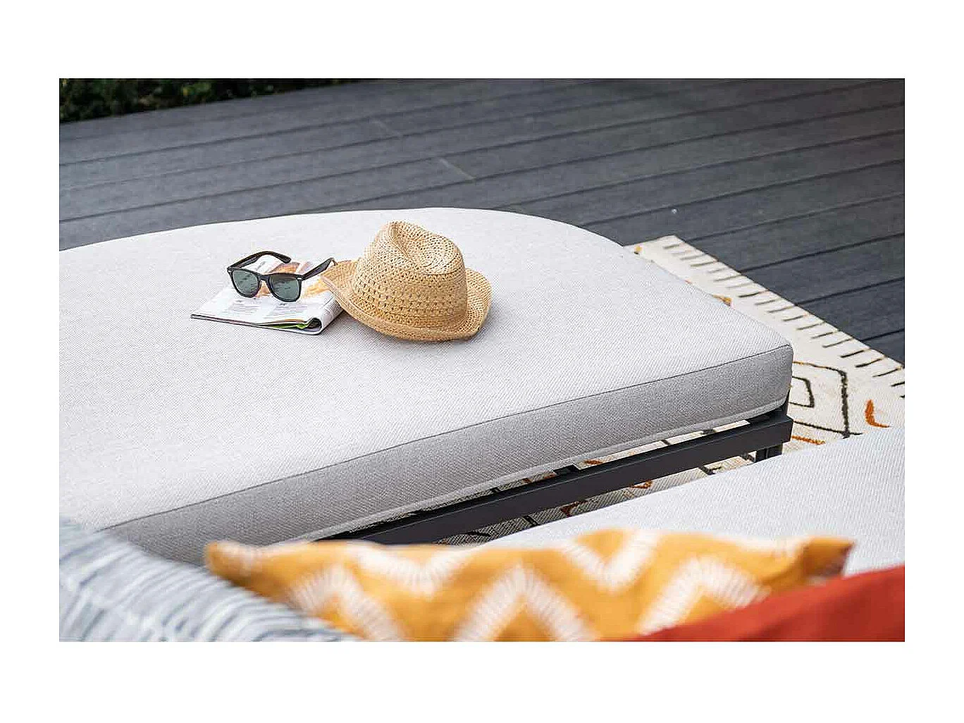 Garden Impressions Atlanta lounge ligbed - daybed - donker grijs