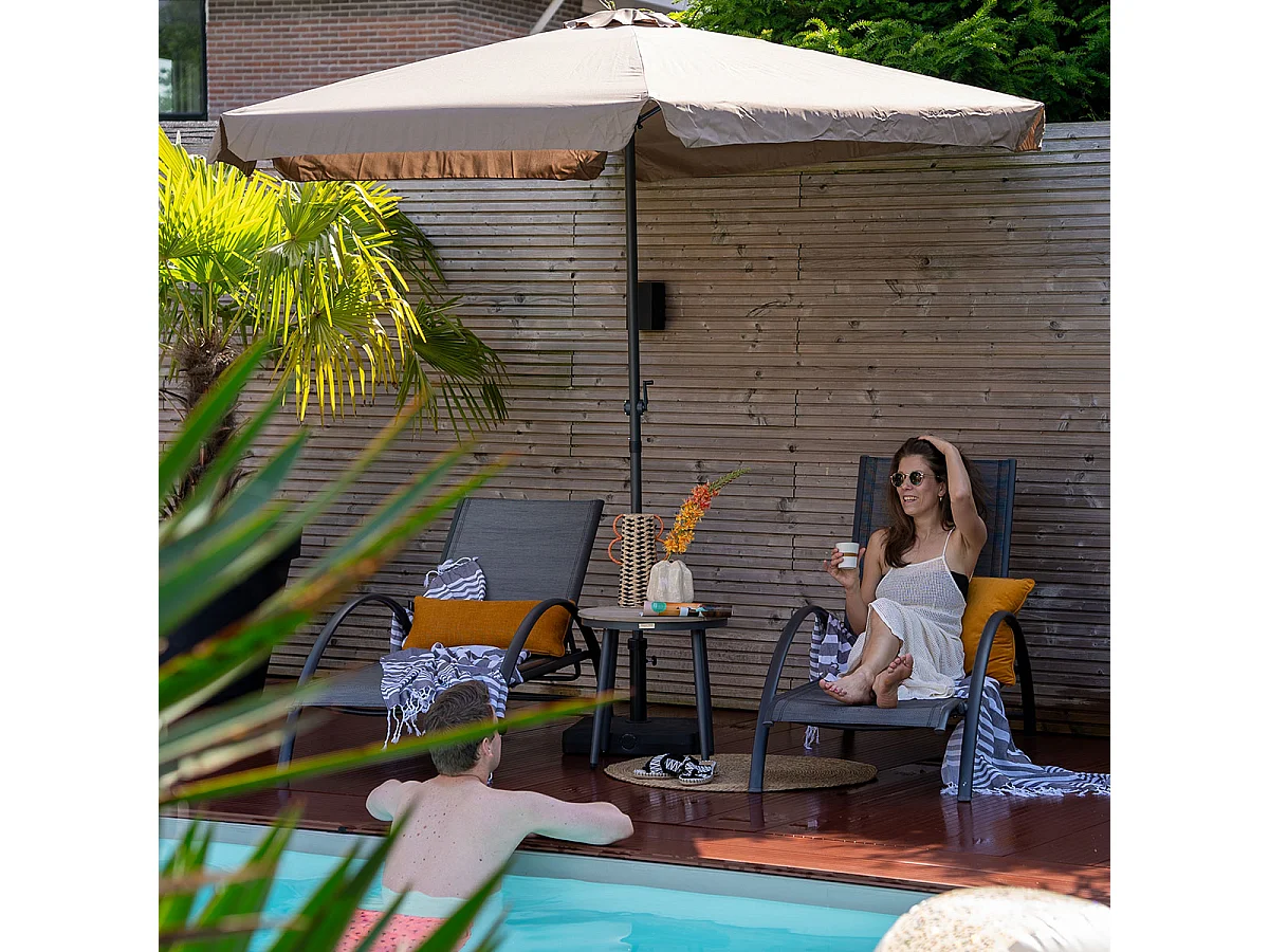 Garden Impressions Santos salon transat - gris