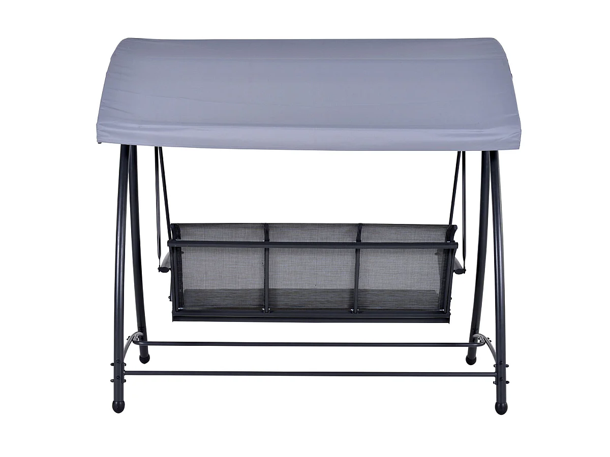Banc balançoire 3 place Garden Impressions Rubens gris foncé antracite