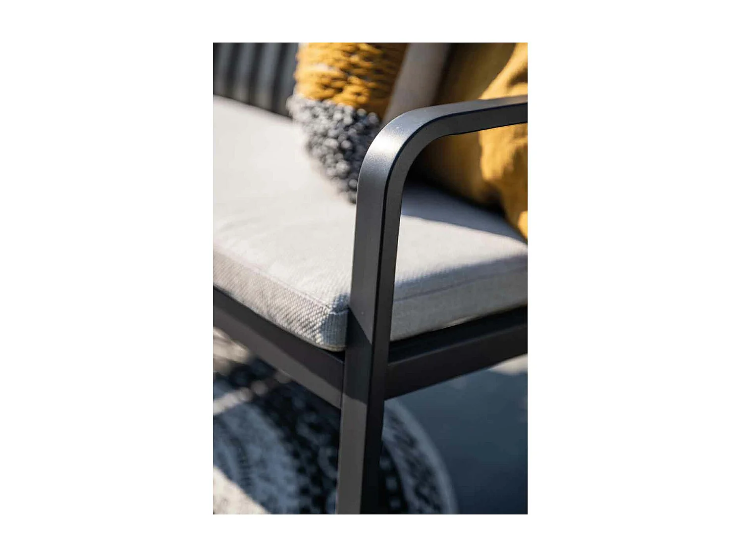Garden Impressions banc de jardin Neapolis gris foncé 150 cm