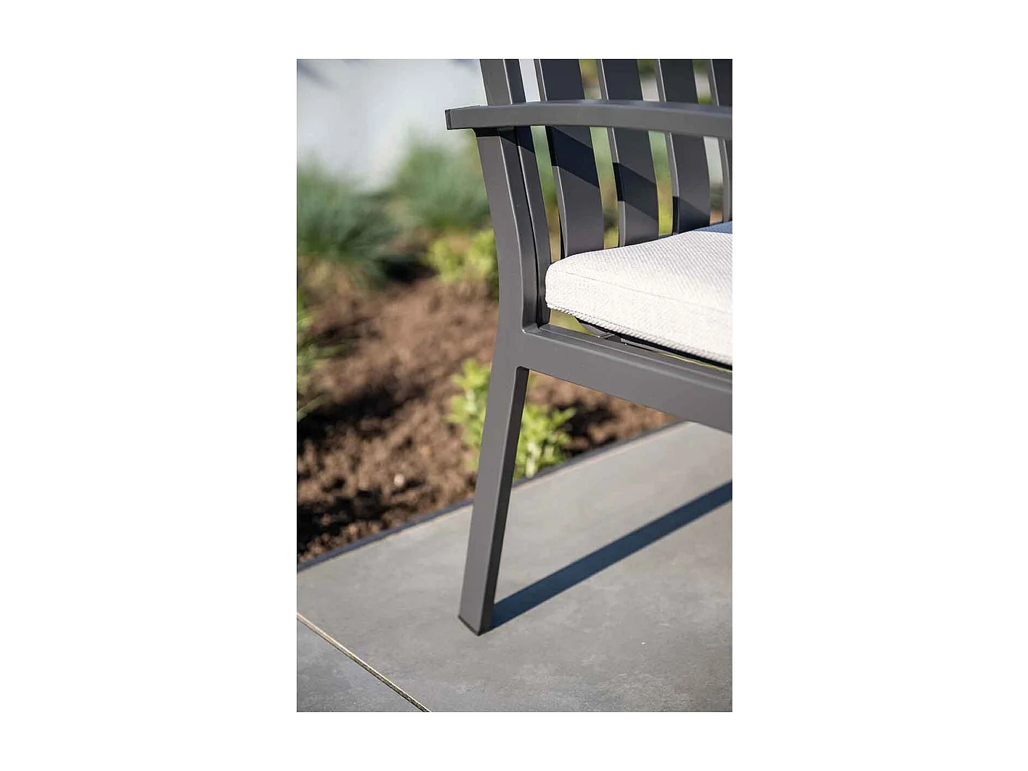 Garden Impressions banc de jardin Neapolis gris foncé 150 cm