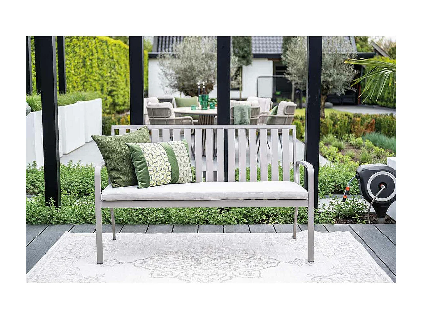 Garden Impressions Neapolis tuinbank 150 cm - taupe