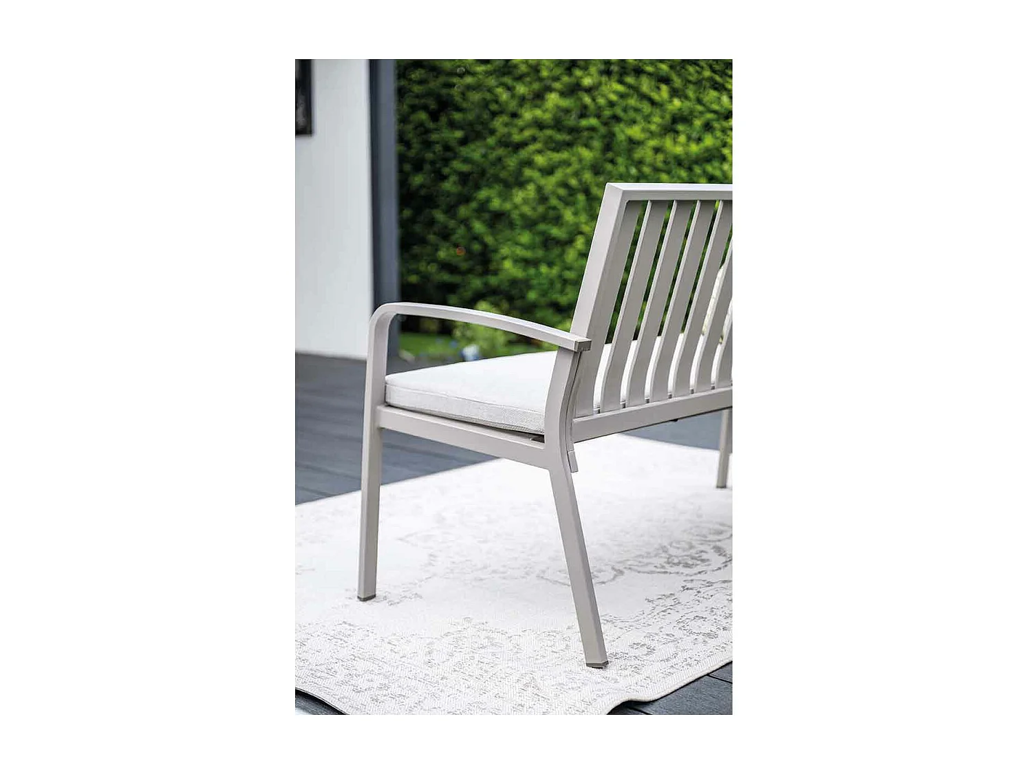 Garden Impressions Neapolis tuinbank 150 cm - taupe