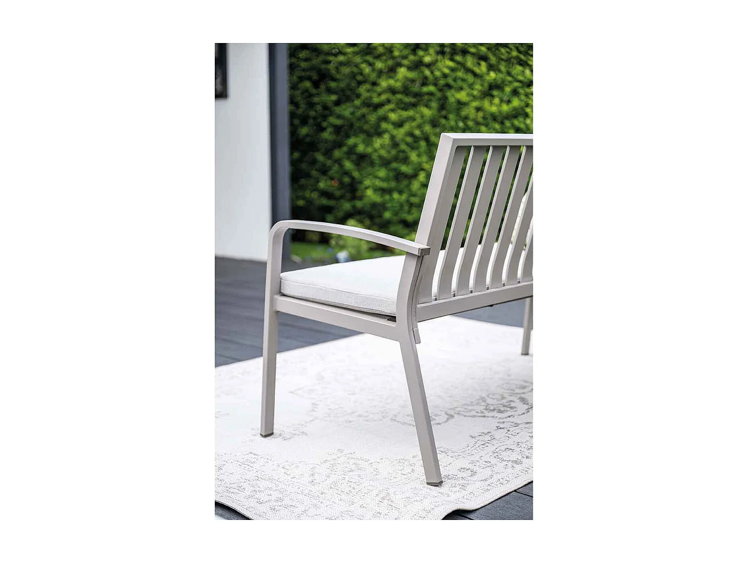 Garden Impressions Neapolis tuinbank 150 cm - taupe