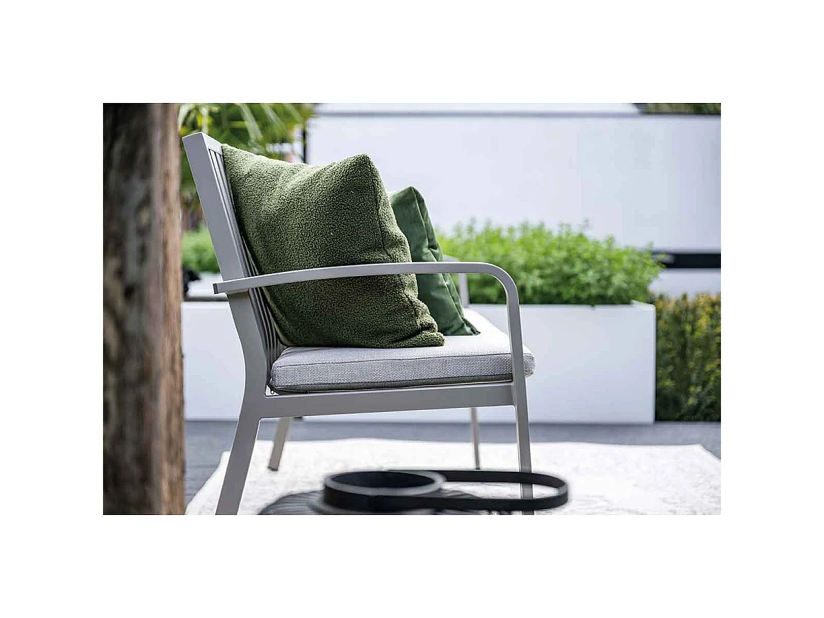 Garden Impressions Neapolis tuinbank 150 cm - taupe