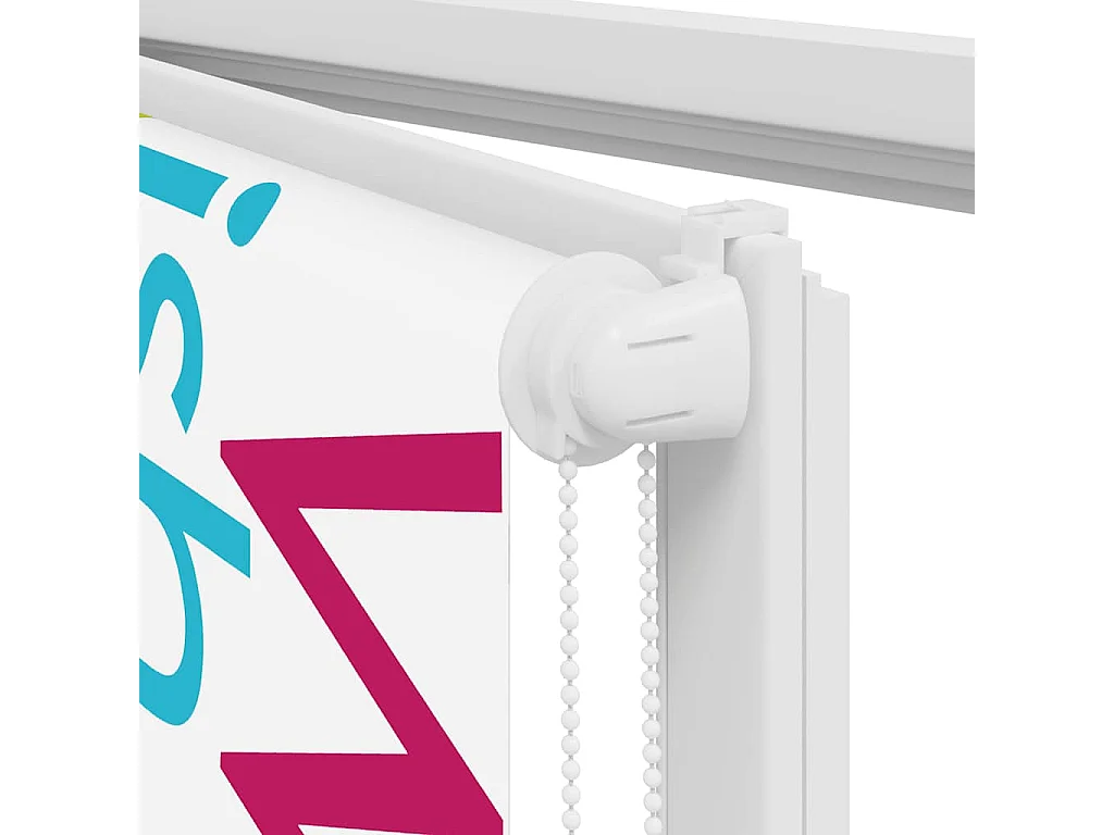 Tenda a rullo per doccia 120x240 cm larghezza tessuto 116 cm